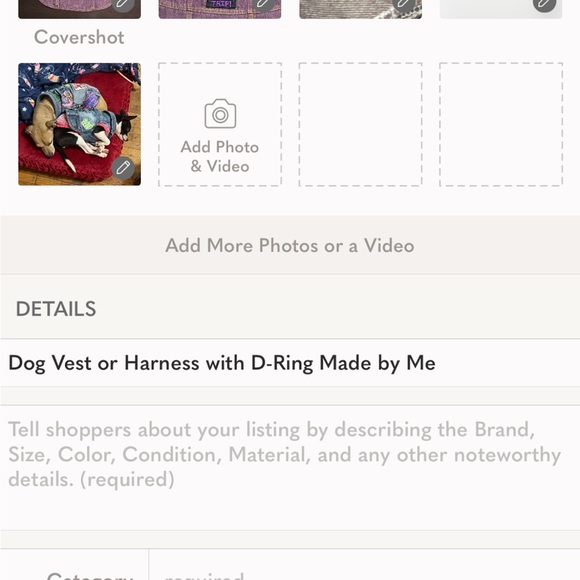 Dong Vest or Harness with D-Ring Hand Made by Me - Picture 5 of 5
